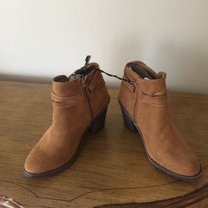 Faux Suede Booties